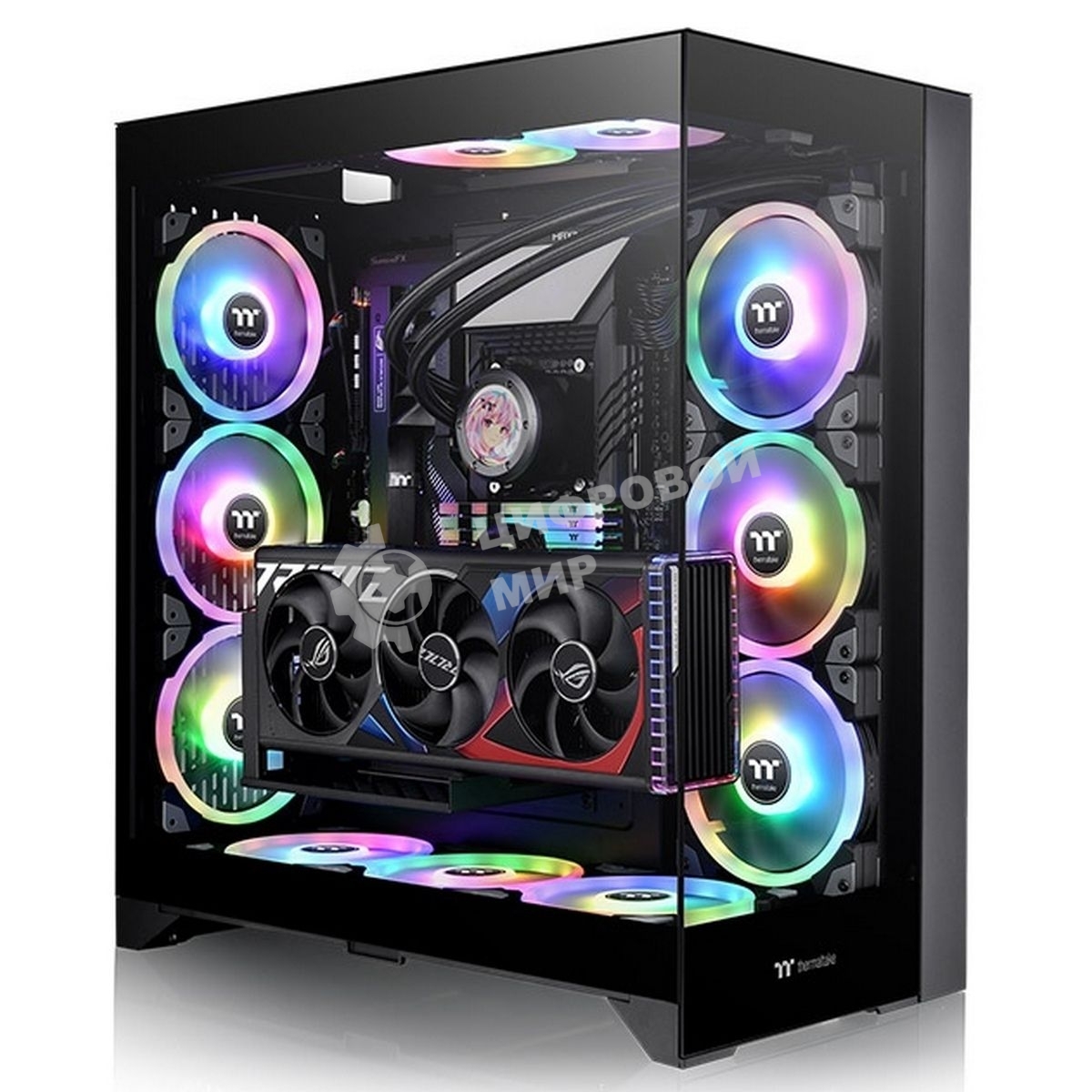 Корпус Thermaltake CTE E600 MX, Midi-Tower, чёрный