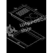 Индукционная варочная панель Hiberg i-MS 6049 W