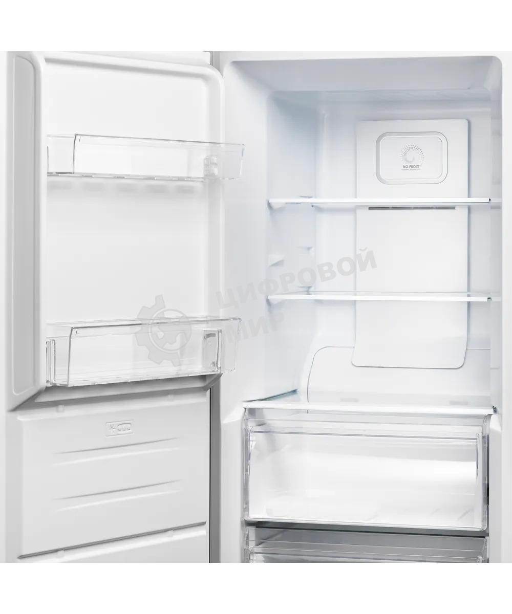 Морозильная камера Kuppersberg NFS 189 DX, High-Tech, отдельностоящая, ВхШхГ 185х60х65 см, объем 304 л, электронное управление, No Frost, LED дисплей, LED освещение, супер заморозка, инверторный компрессор, энергоэффективность А+, уровень шума 43 дБ, цвет