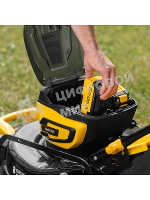 Газонокосилка аккумуляторная бесщет. Denzel DLM-460, 460 мм, травосб. 65 л., Li-Ion, 40 В
