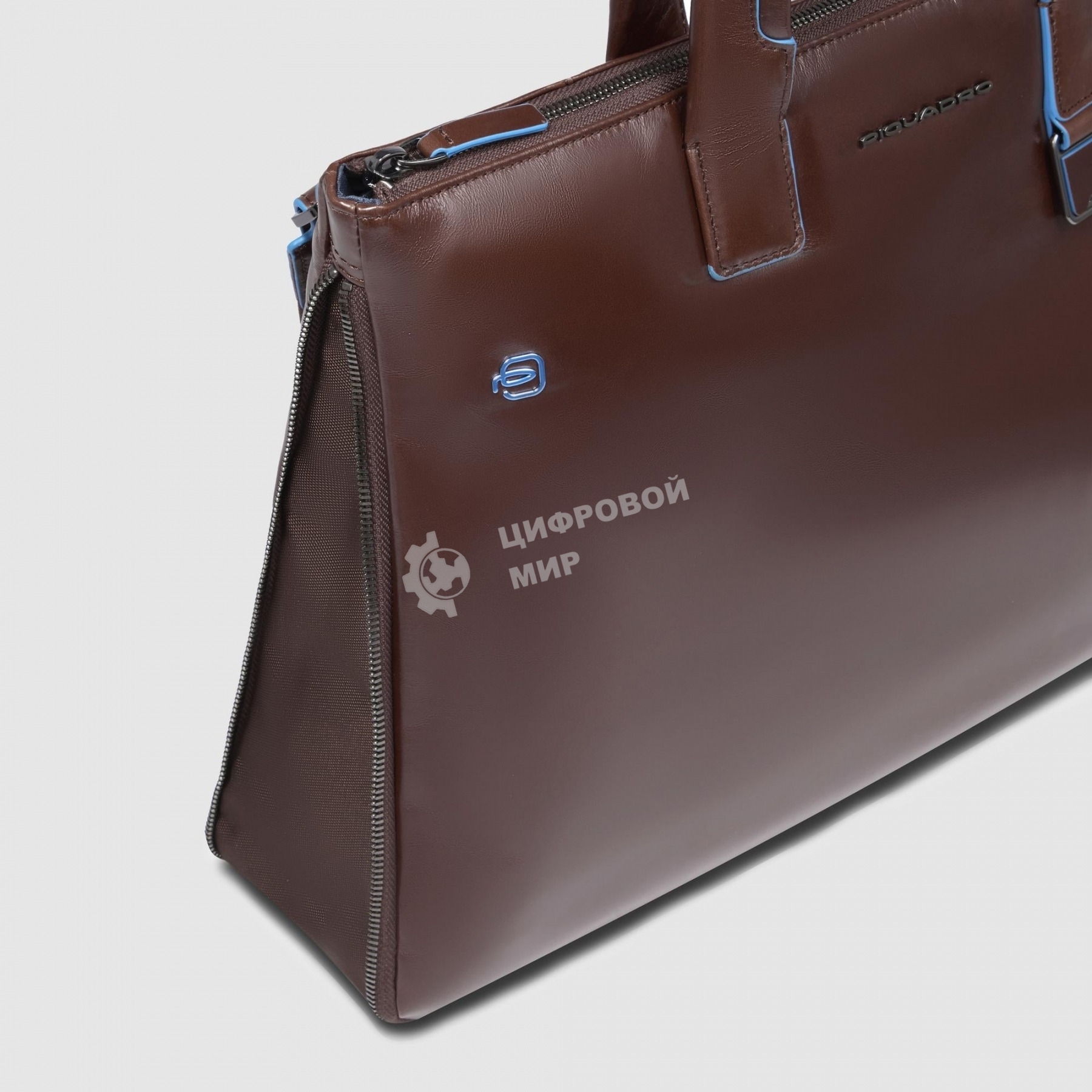 Сумка для ноутбука Piquadro Blue Square CA4021B2/MO коричневый натур.кожа