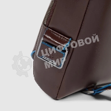 Рюкзак слинг мужской Piquadro Blue Square CA6898B2/MO красное дерево кожа
