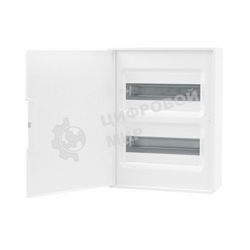 Щиток DKC F24W1WW 24 мод настенный с бел. дверцей с 4 шинами PEN (2шт на 8 отв. и 2шт на 6 отв) белый