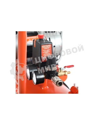 Компрессор поршневой безмасляный Patriot WO 100-440, 440 л/мин, 8 бар, 2500 Вт, 100 л, быстросъем и 