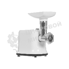 Мясорубка электрическая Sakura SA-6420SW белый, 1500 Вт, 1.4 кг/мин, реверс, защита от перегрузки, насадки - 4