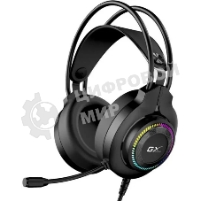 Гарнитура Genius HS-GX580U чёрный, проводная, USB, подсветка