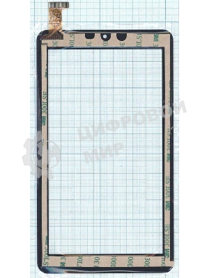 Сенсорное стекло (тачскрин) HC184104C1 FPC021H V2.0 (184x104 мм), белое