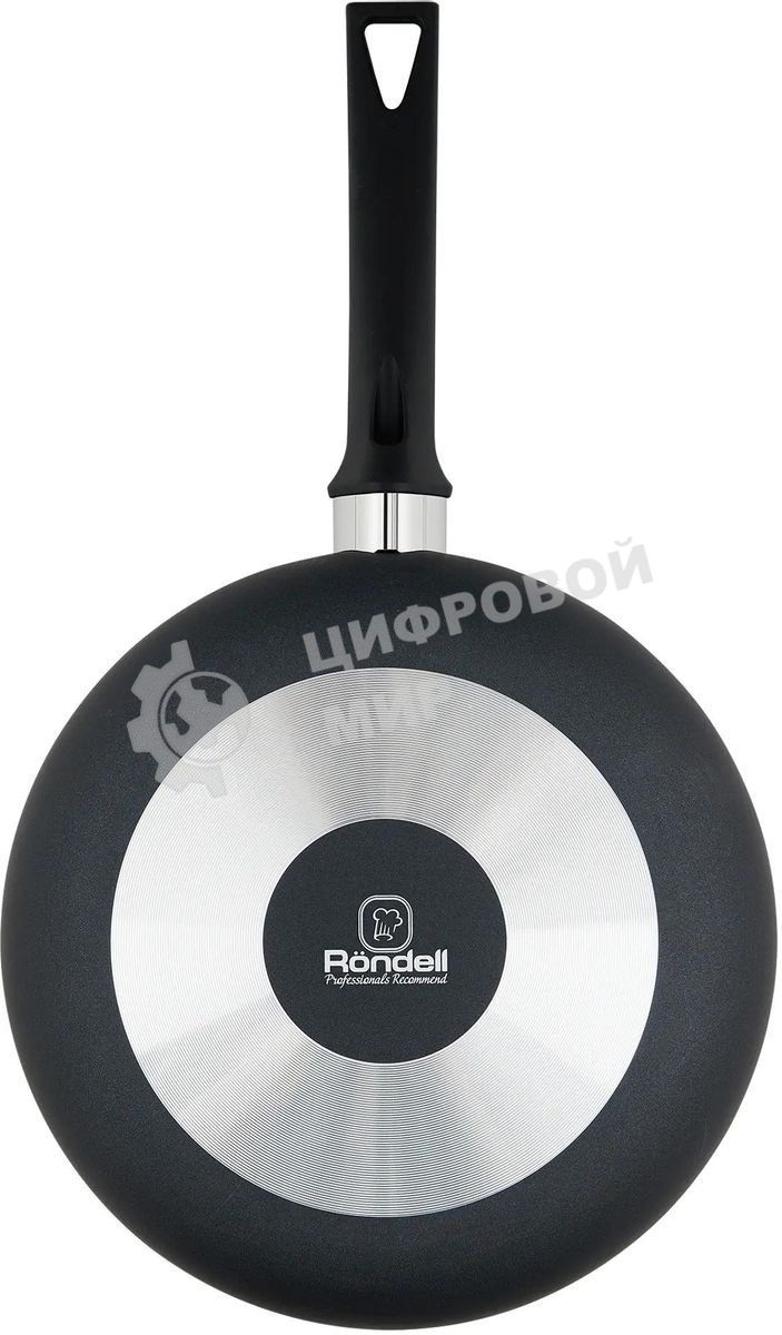 Сковорода Rondell Arabesco RDA-776, 24 см, без крышки, черный
