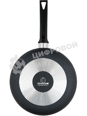 Сковорода Rondell Arabesco RDA-776, 24 см, без крышки, черный