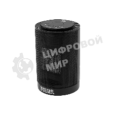 Тепловентилятор керамический Denzel DTFC-1200, черный, 600/1200 Вт, 12 м2, 3 режима, термостат