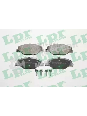Колодки тормозные передние LPR 05P1795, комплект