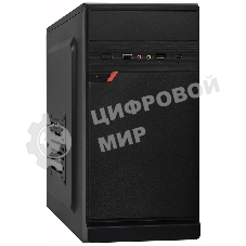 Компьютерный корпус Minitower ExeGate BAA-106-AA500 (mATX, БП AA500 с вент. 8см, 2хUSB, аудио, черный)