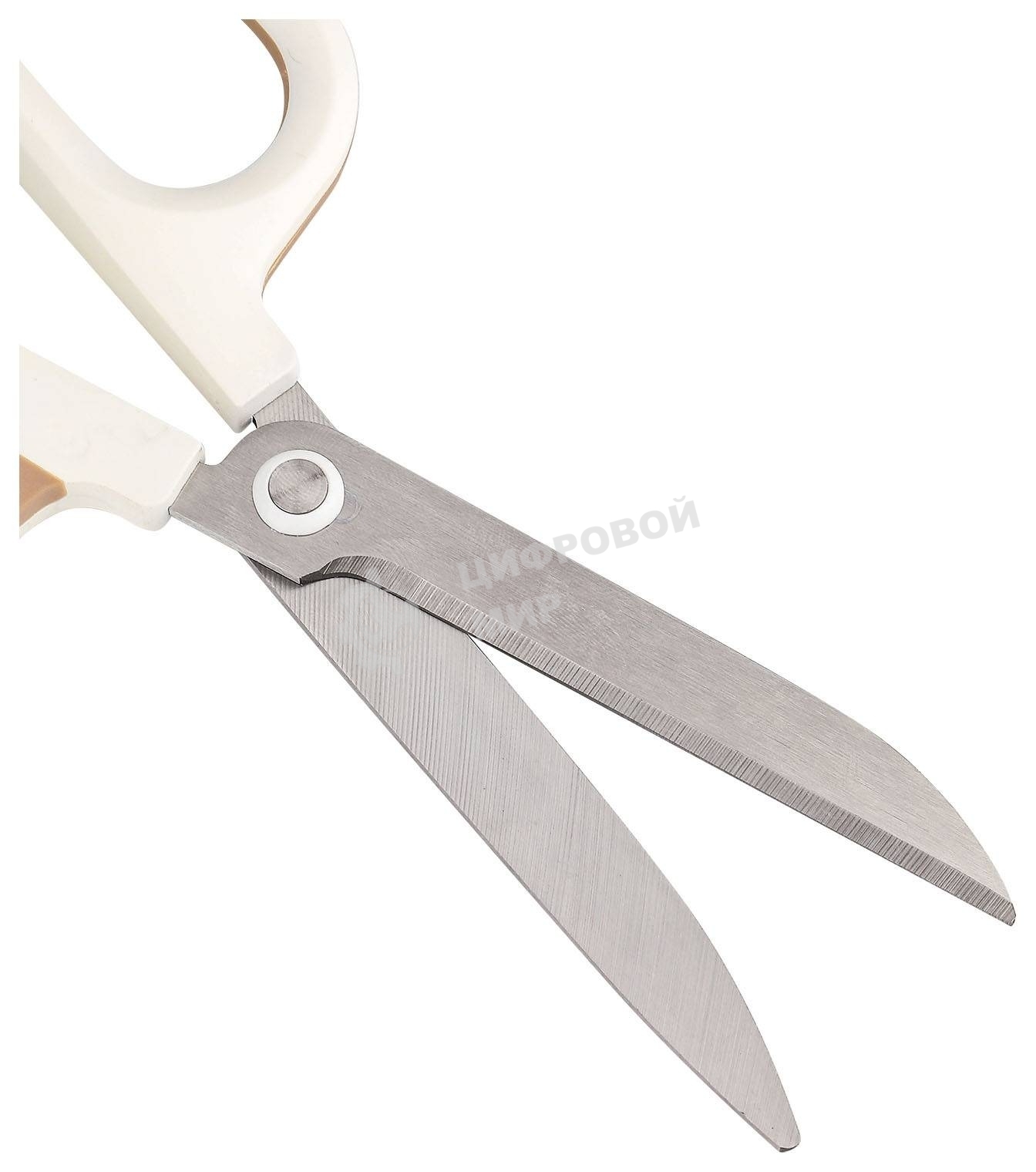 Ножницы офисные Deli Nusign ENS056-WT 145мм титановое покрытие сталь белый (упак.:1шт) блистер