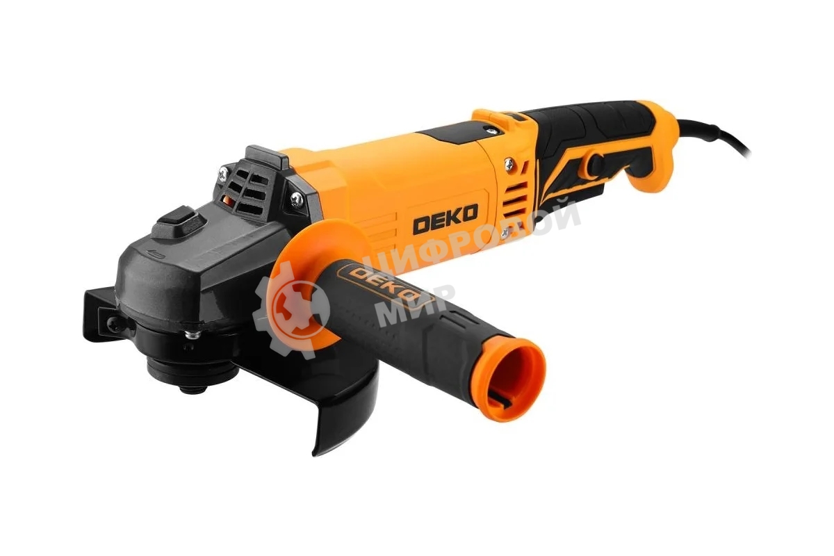 Угловая шлифовальная машина (УШМ) DEKO DKAG1400-150E, 150мм, 1400 Вт