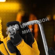 Вороток Г-образный Denzel 150x40 мм, квадрат 1/4