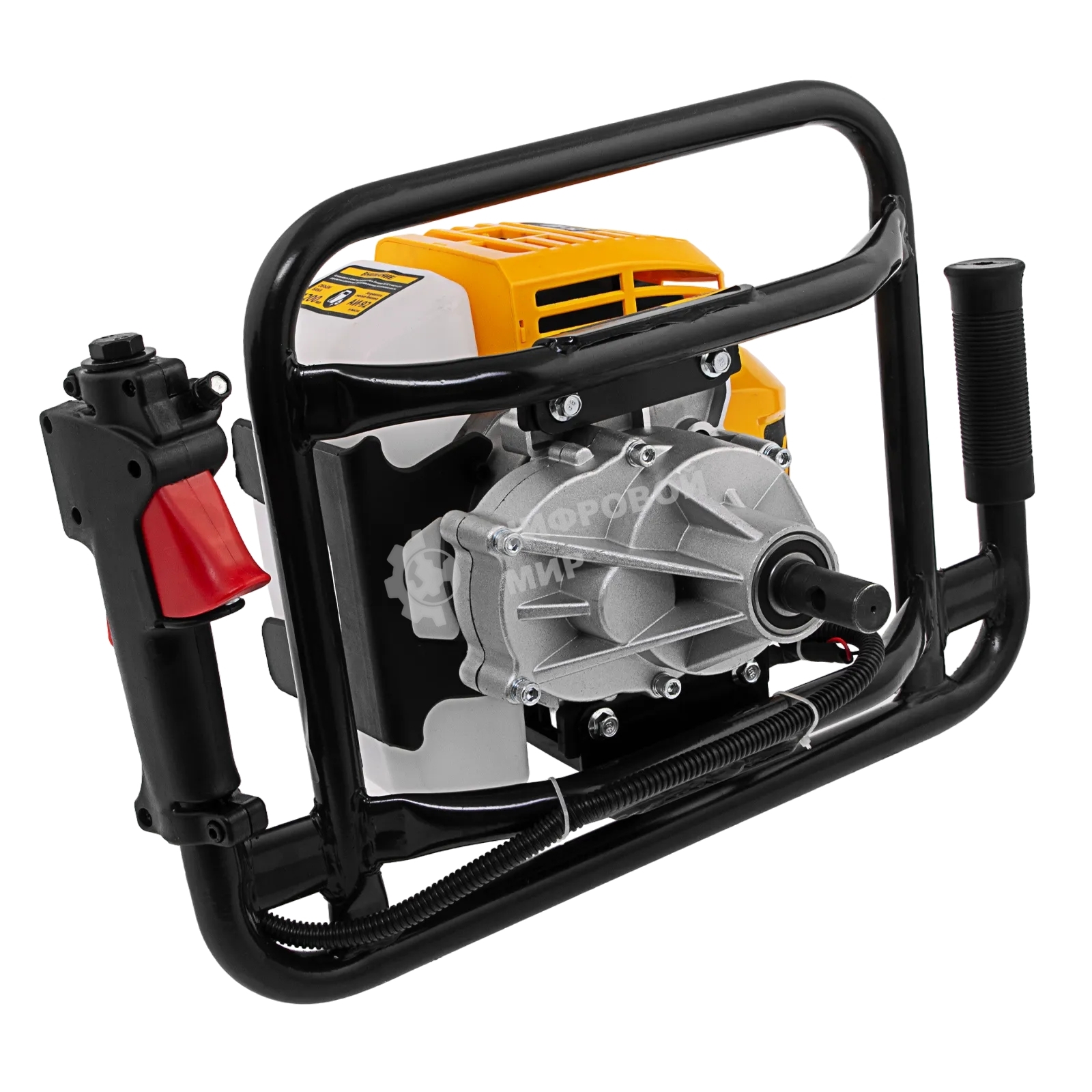 Мотобур Denzel DX-52 объем двигателя 52 см3, соединение 20 мм, без шнека