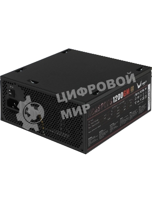 Блок питания Aerocool/Formula KCAS PLUS 1200GM V2, 1200Вт, 80 PLUS Gold, модульный, 140мм, черный