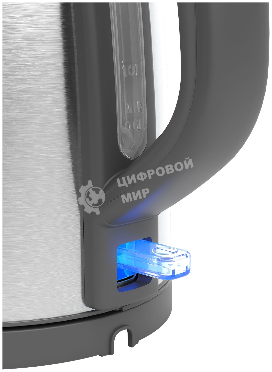 Чайник электрический Candy CK-203 1.7л. 2200Вт графит корпус: нерж.сталь