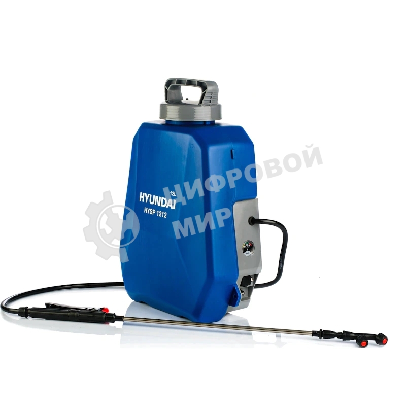 Опрыскиватель Hyundai HYSP 1212 аккум. ранц. 12л голубой/серый
