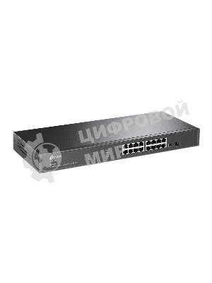 Коммутатор TP-Link Jetstream 16-port gigabit smart switch with 2-gigabit uplink ports