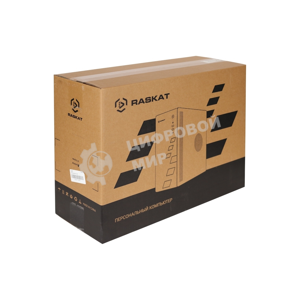 Компьютер Raskat Standart 300 (Intel Core i3 10100, RAM 16Gb, SSD 480Gb, no OS, kb+ms, черный)