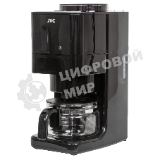Кофеварка капельная JVC JK-CF37 черный, зерновой/молотый, 0.6 л, 730 Вт