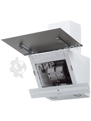 Вытяжка наклонная Krona Irma A 600 White S белый/серебристый, 59.5 см, 1300 куб. м/ч, 65 дБ