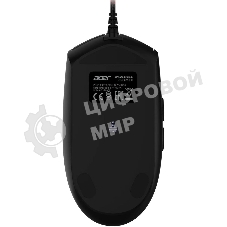 Мышь проводная Acer Nitro OMW400 черный, 6400 dpi, USB, кнопки - 6
