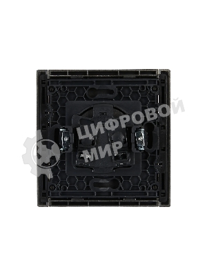Розетка IEK FORTE&PIANO FP518 без заземления винтовое крепление 10А сталь