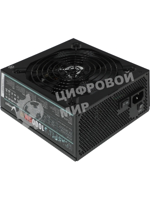 Блок питания Aerocool/Formula KCAS PLUS 1000GM V2 RTL (ACPG-KPK0FEC.12), 1000Вт, 80 PLUS Gold, 140мм, модульный, черный