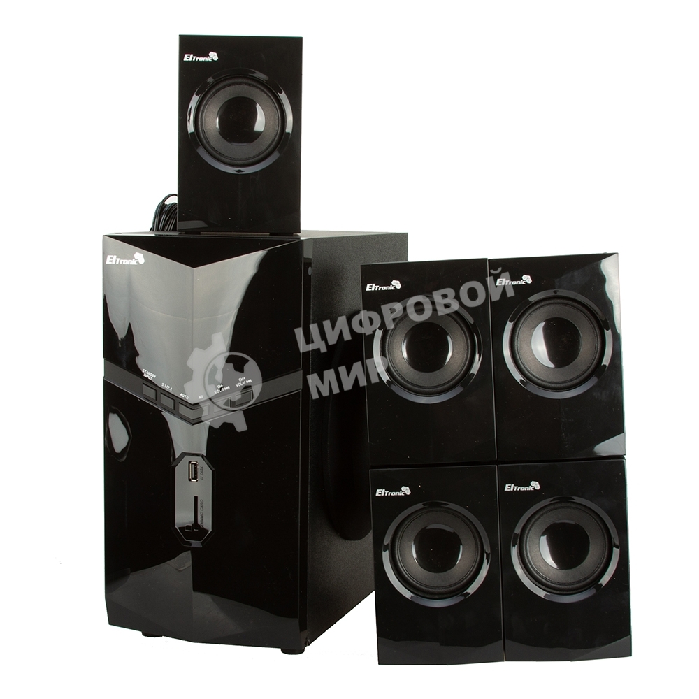 Акустическая система ELTRONIC (20-86) HOME SOUND черный