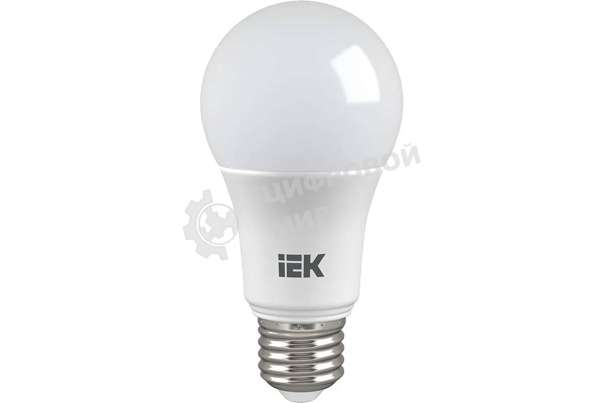 Лампа светодиодная IEK LLE-A60-11-230-65-E27 ECO A60 11Вт грушевидная 230В 6500К E27