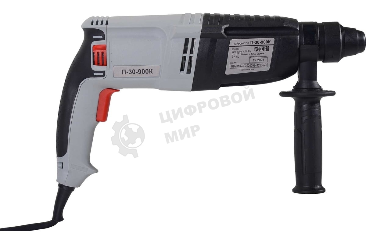 Перфоратор Ресанта П-30-900К SDS-plus уд.:4.3Дж 900Вт (кейс в комплекте)