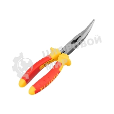 Длинногубцы Matrix изогнутые insulated 200 мм, двухкомпонентные рукоятки