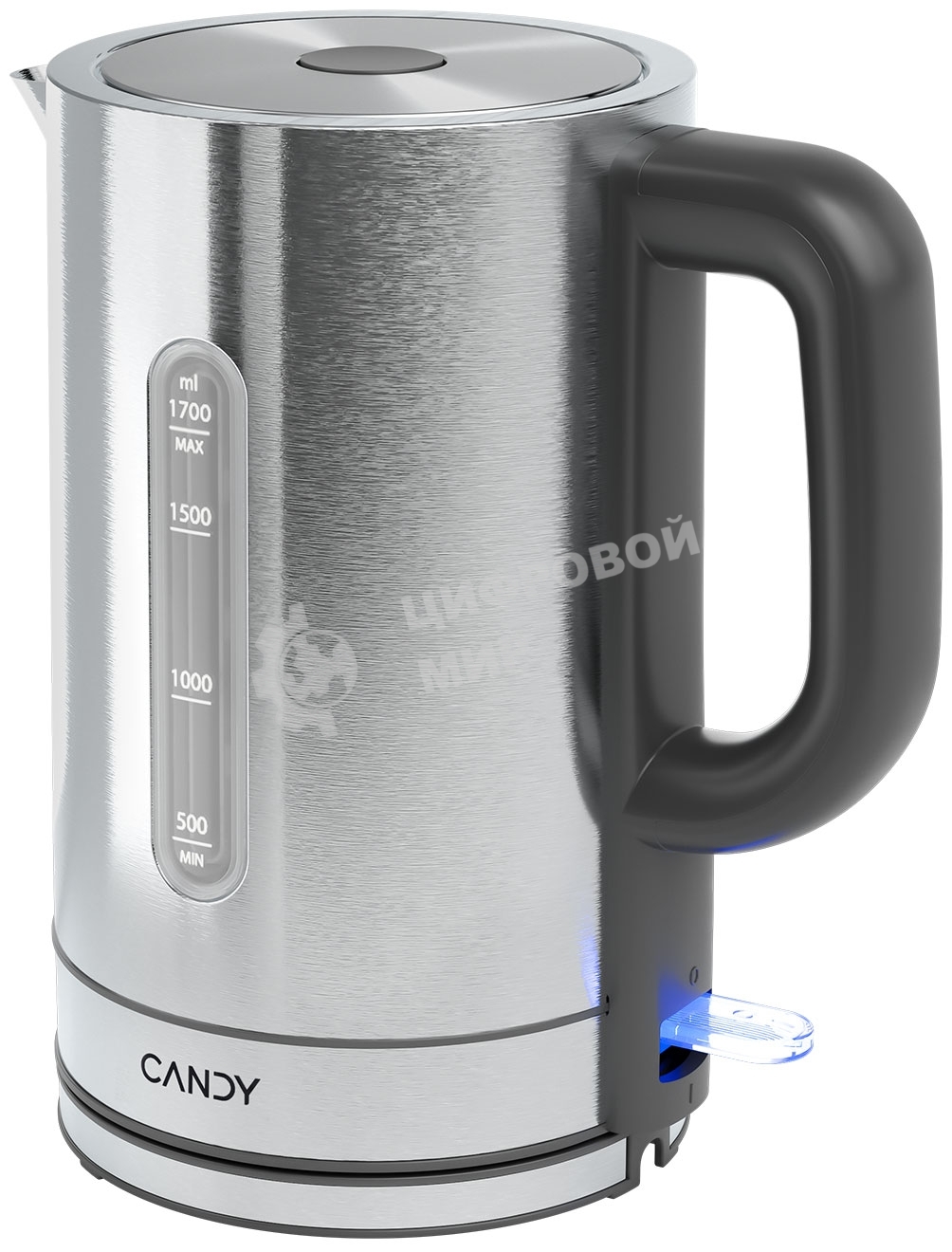 Чайник электрический Candy CK-204 1.7л. 2200Вт графит корпус: нерж.сталь