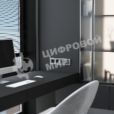 Рамка на 4 поста WERKEL AluMax (алюминий) W0043506