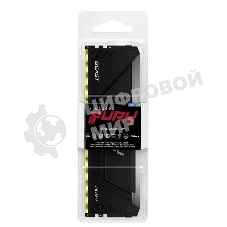 Оперативная память Kingston Fury Beast, DDR4, 16GB (1x16GB), 3600MHz, CL18, DIMM, с радиатором, RGB, черный