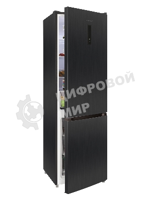 Холодильник Nordfrost RFC 390D NFXd темная нержавеющая сталь двухкамерный 240/95л морозилка снизу