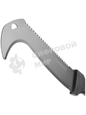Секач Patriot PB-521. 521 мм, ПТФЭ (Teflon) покрытие, 52 HRC, пила, PP+TPR рукоять, ножны