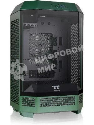 Компьютерный корпус Thermaltake The Tower 300 Racing Green зеленый без БП miniITX 8x120мм 6x140мм 2xUSB 3.0 audio bott PSU