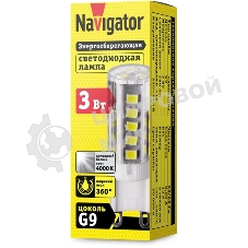 Лампа светодиодная Navigator NLL-P-G9-3-230-4K 3 Вт 4000К белый G9 280 лм 220-240В