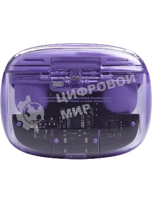 Наушники TWS JBL Tune Buds 2 Ghost фиолетовый, внутриканальные, Bluetooth, адаптивное шумоподавление