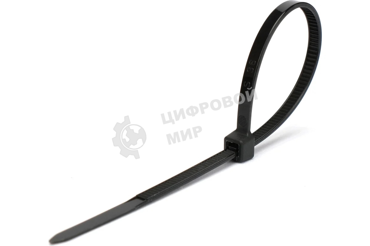 Стяжки Cablexpert NYT-400x4.8B пластиковые 400 мм х 4.8 мм, черные (100 шт.)