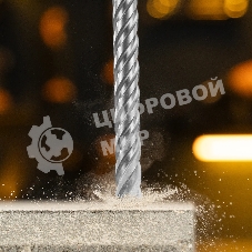 Бур по бетону Denzel цельная крестовая пластина, 14x215 мм, SDS PLUS