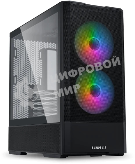 Компьютерный корпус Lian Li Lancool 207/черный/Mid-Tower, TG/2x 140мм ARGB + 2x 120мм non LED fans inc./G99.LAN207RX.10RS