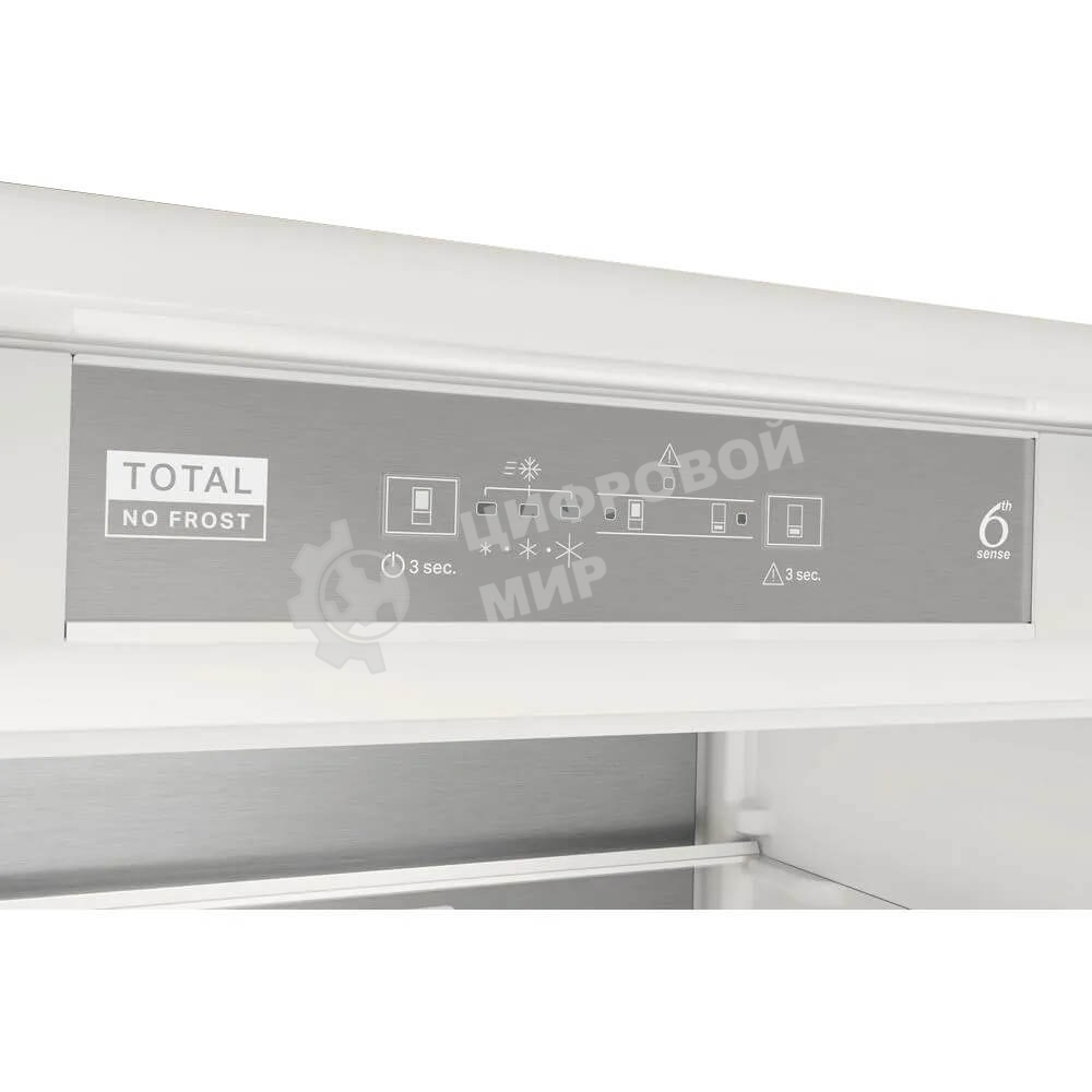 70 см, 193.5х54.3х69 см, 295/99 л, инверторный компрессор, автоматическая разморозка, зона свежести влажная, сенсорное управление, технология 6 SMYSL FreshControl, MultiFlow, FreezeControl, перенавешиваемые дверцы, скользящие направляющие, Италия