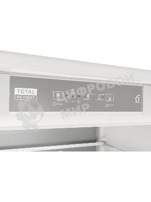 70 см, 193.5х54.3х69 см, 295/99 л, инверторный компрессор, автоматическая разморозка, зона свежести влажная, сенсорное управление, технология 6 SMYSL FreshControl, MultiFlow, FreezeControl, перенавешиваемые дверцы, скользящие направляющие, Италия