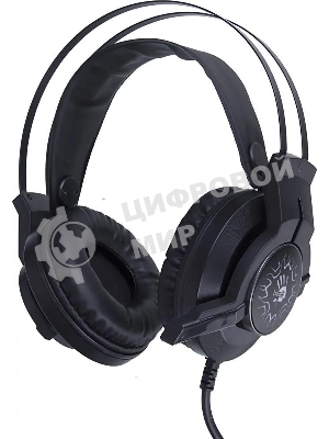 Гарнитура Bloody J437 чёрный, проводная, подсветка