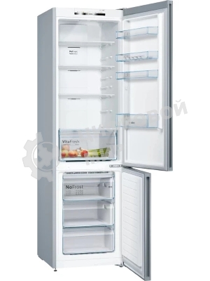 Холодильник Bosch KGN39UL30U серебристый металлик двухкамерный 279/87л морозилка снизу, No Frost