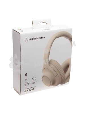 Гарнитура мониторные Audio-Technica ATH-S300BT бежевый беспроводные bluetooth оголовье (ATH-S300BT BG)